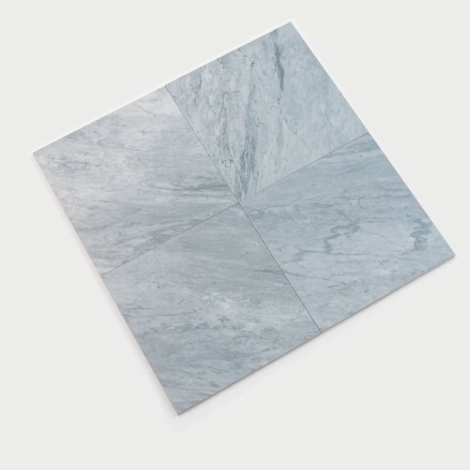 Boldara Blue Marble Look Porcelain Tile 12x12