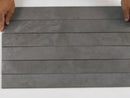 Marmatto Charcoal Gray Porcelain Subway Tile 3x24