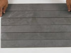 Marmatto Charcoal Gray Porcelain Subway Tile 3x24