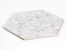 Tundra Snow Terrazzo Hex Porcelain Tile