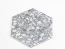 Granite Gray Terrazzo Hex Porcelain Tile