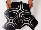 Santorini Retro Star Black Marble Mosaic Tile