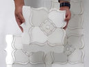 Pearl Flower White Marble & Mother Of Pearl Waterjet Mosaic Tile