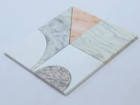 Pictoria Mod Rose Waterjet Mosaic Tile