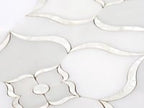Pearl Flower White Marble & Mother Of Pearl Waterjet Mosaic Tile Sample