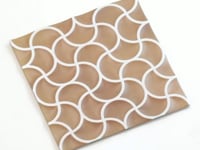 Sultana Mesh Sienna Porcelain Tile 13x13 Sample