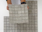 Lithia Gray Quartzite Look Porcelain Mosaic Tile Sample