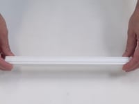 Thassos White Marble Nova Pencil Liner Polished