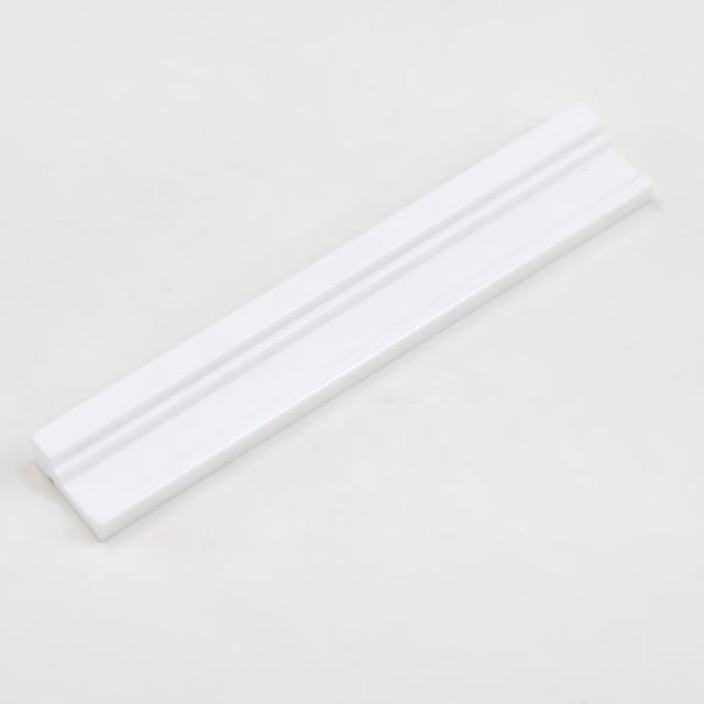 Thassos White Marble Nova Chair Rail Polished