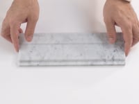 Bianco Carrara Marble Nova Baseboard Polished