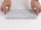Bianco Carrara Marble Nova Baseboard Polished