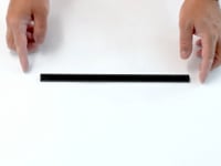 Glacier Black Polished Glass Pencil Liner