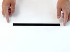 Glacier Black Polished Glass Pencil Liner
