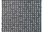 Black and White Starry Night Penny Round Marble Mosaic Tile