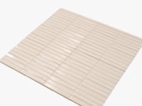 Baldwin Cream Textured Ceramic Kit Kat Tile
