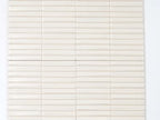 Baldwin White Textured Ceramic Kit Kat Tile
