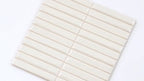Baldwin White Textured Ceramic Kit Kat Tile