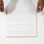 Brio White Dot 3D Ceramic Subway Tile