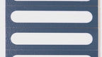 Brio Navy and White Dash 3D Ceramic Subway Tile