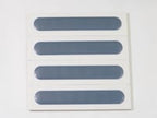 Brio White and Navy Dash 3D Ceramic Subway Tile