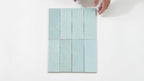 Pavillon Blue Ceramic Subway Tile 2.75x8.05