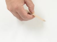 Calta Terracotta Matte Porcelain Pencil Trim