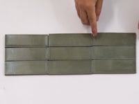 Calta Teal Gloss Porcelain Subway Tile 2x6