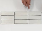 Calta White Gloss Porcelain Subway Tile 2x6