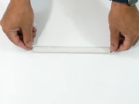 Pavillon White Ceramic Pencil Tile Trim