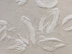 Rowena Impasto Cream Mural Ceramic Tile 18x48