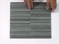 Tira Blue Ceramic Ribbon Tile