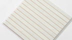 Tira White Ceramic Ribbon Tile