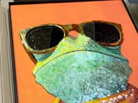 Fabulous Frog Tiled Mosaic Mural