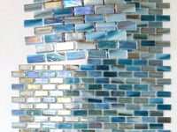 Alimia Twilight Recycled Glass Brick Mosaic Tile
