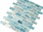 Alimia Sky Recycled Glass Brick Mosaic Tile