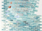 Alimia Sky Recycled Glass Brick Mosaic Tile