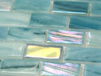 Alimia Sky Recycled Glass Brick Mosaic Tile