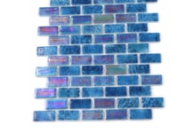 Alimia Sea Recycled Glass Brick Mosaic Tile