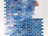 Alimia Sea Recycled Glass Brick Mosaic Tile