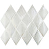 Prism Pearl Beveled Diamond Cast Glass Mosaic Tile
