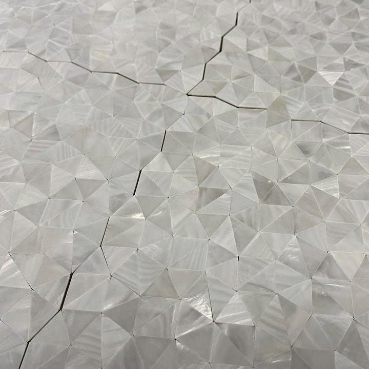 White Illusion Mother Of Pearl Mosaic Tile | Tile Club