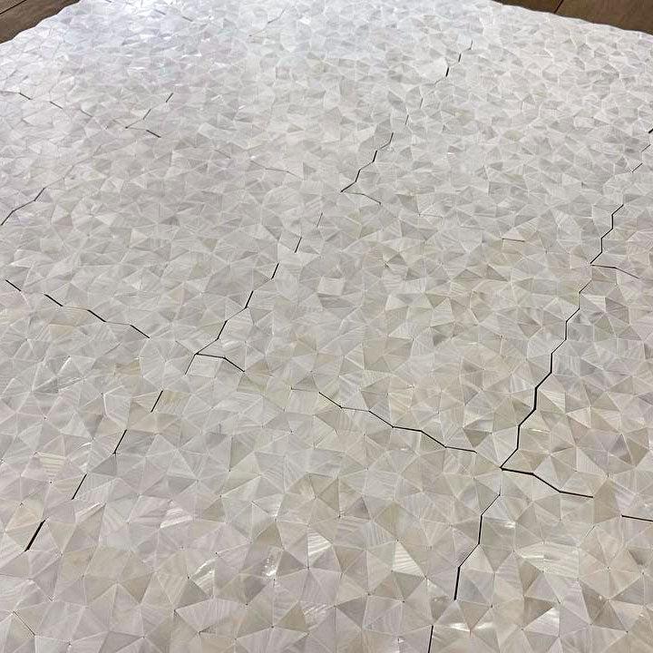 White Illusion Mother Of Pearl Mosaic Tile | Tile Club