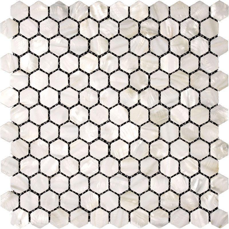 Mother of Pearl Shell hexagon mosaic tile