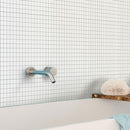 Pure White Squares Glass Pool Tile | Tile Club