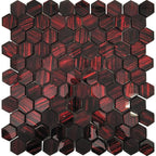 RED HEXAGON TILE