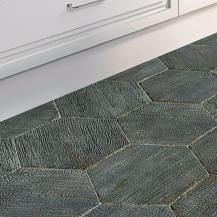 Retro Cendra Hex Floor Close-up