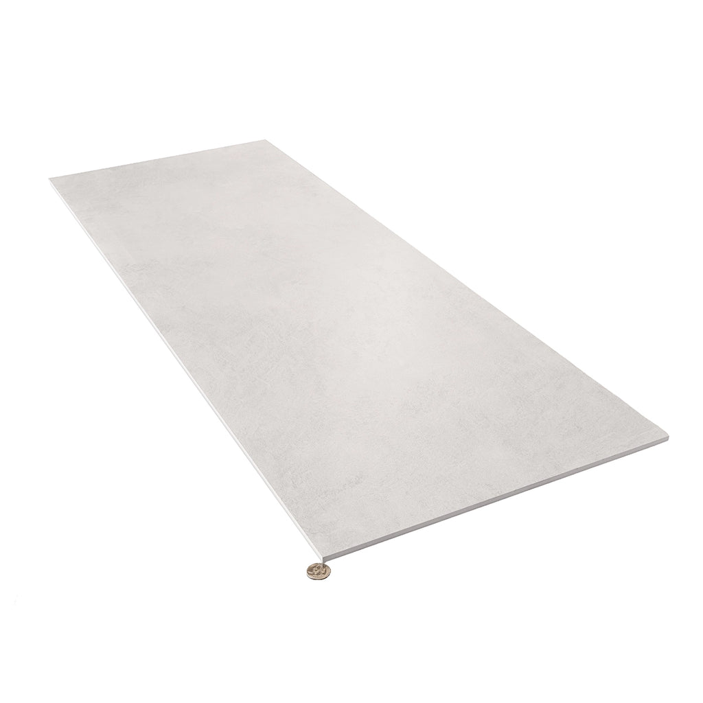 Rowena Gray Plaster Ceramic Tile 18x48 | Tile Club