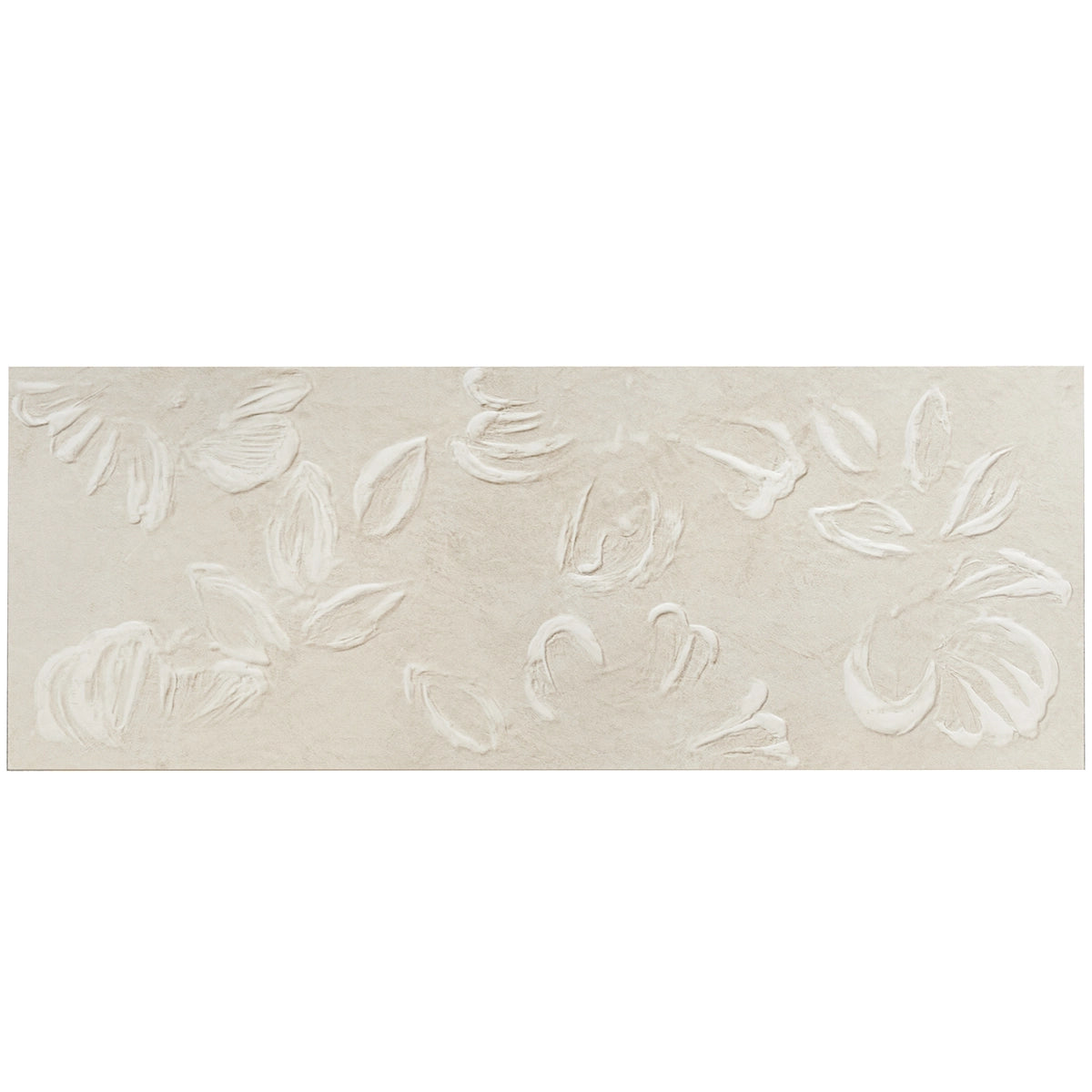 Rowena Impasto Cream Mural Ceramic Tile 18x48 | Tile Club