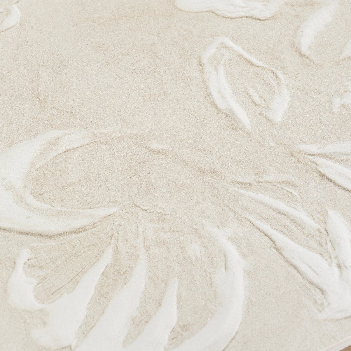 Rowena Impasto Cream Mural Ceramic Tile 18x48 | Tile Club