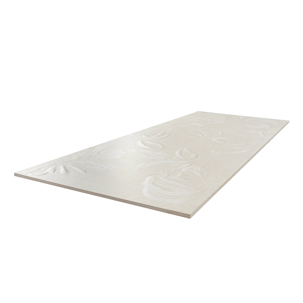 Rowena Impasto Cream Mural Ceramic Tile 18x48 | Tile Club